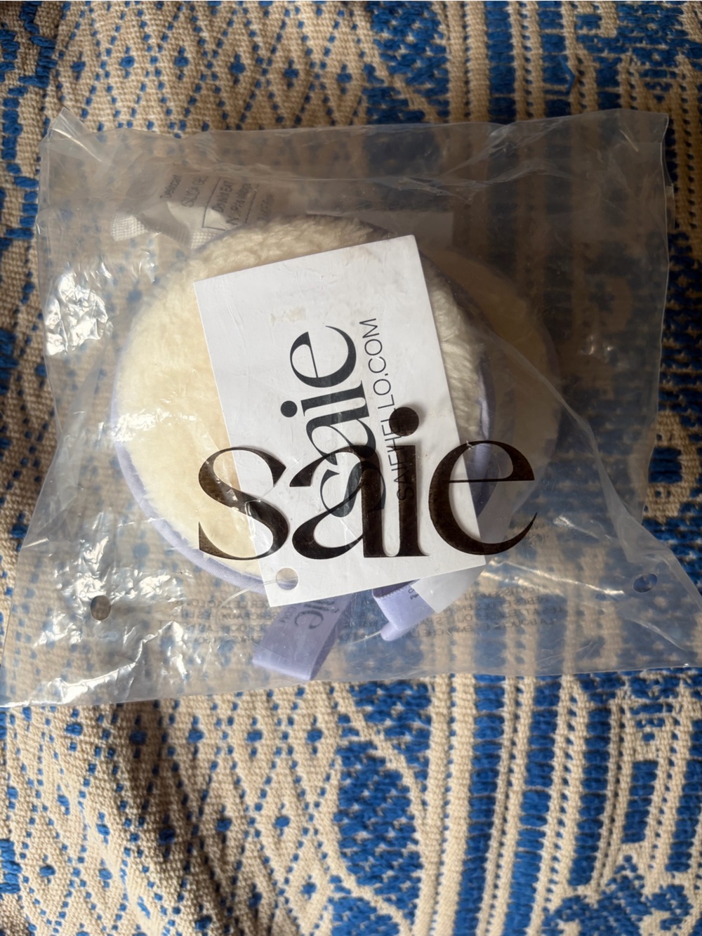 SAIE Cosmetic Makeup Beauty Rounds Reusable Face Pads (3) New W/tags Soft Puffs